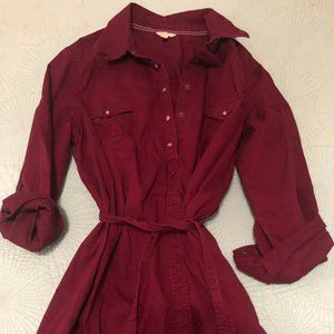 Purple Denim Dress